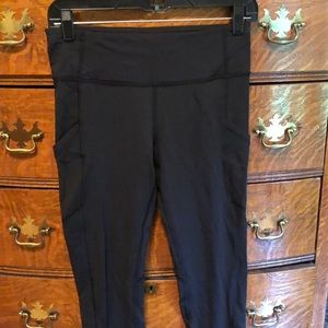 Lululemon black leggings. Size 6.